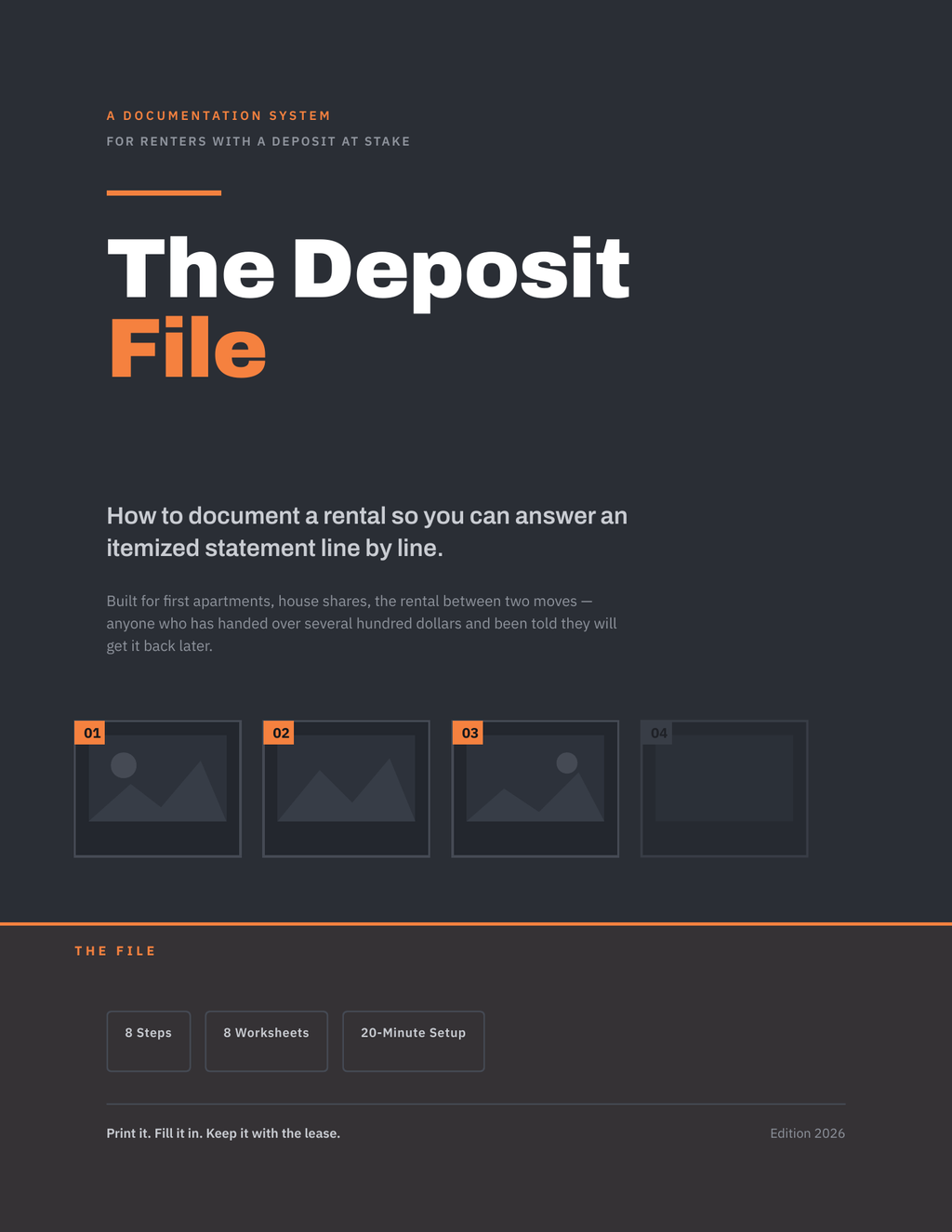 The Deposit File — How to Document a Rental So You Can Answer an Itemized Statement