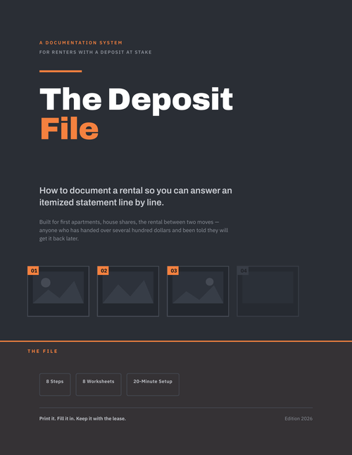 The Deposit File — free five-page sample
