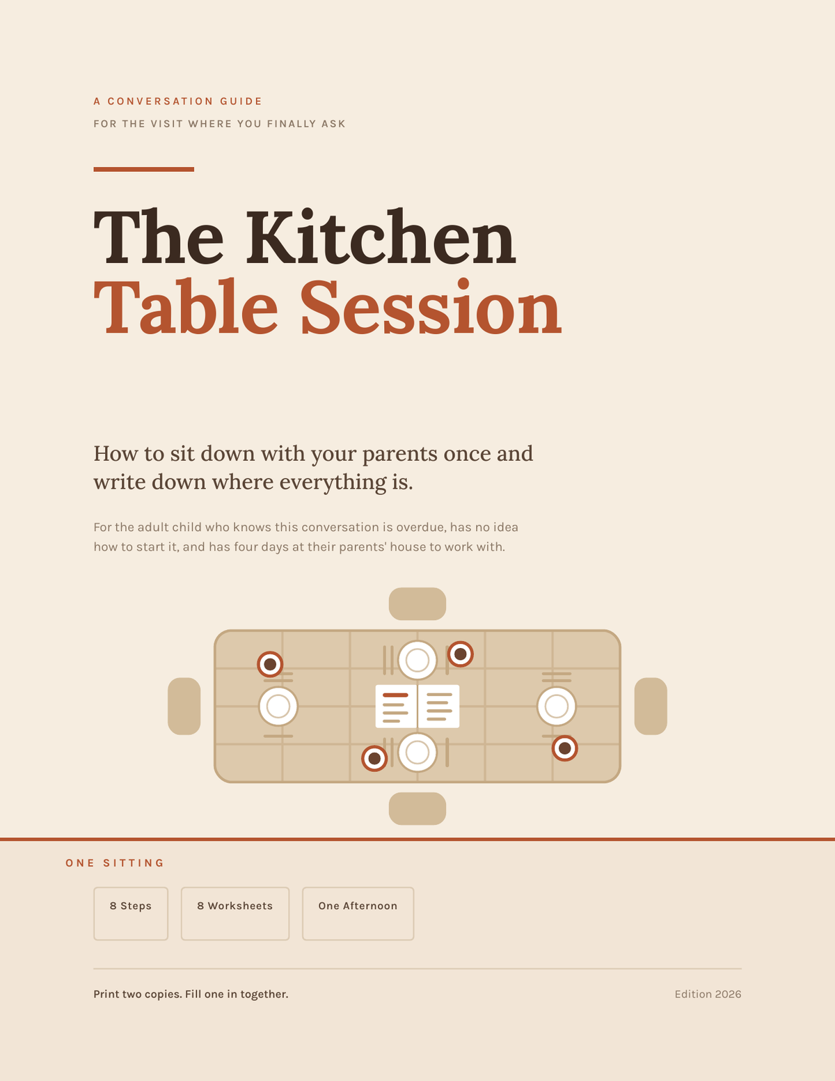 The Kitchen Table Session — free five-page sample